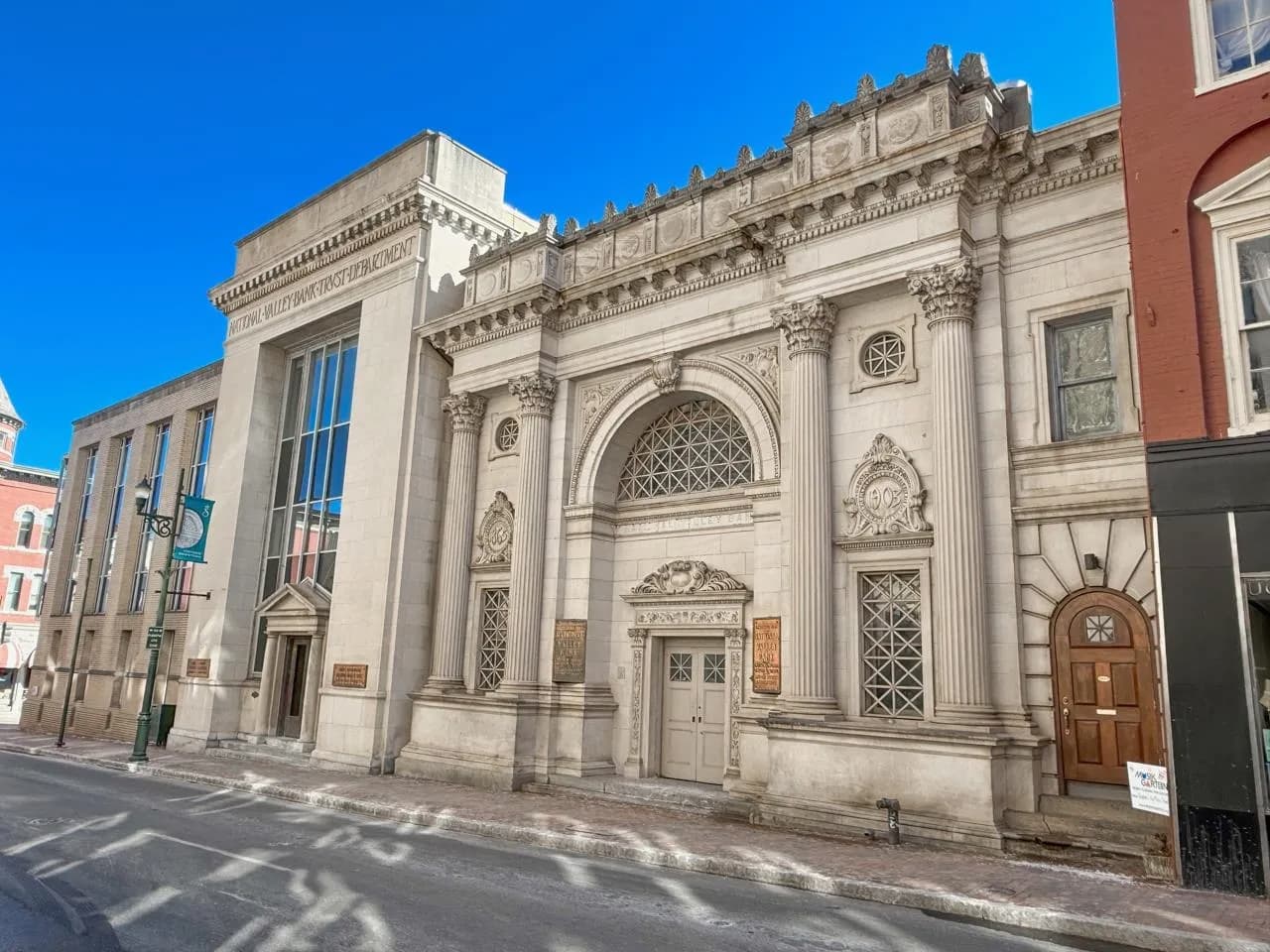 Front view of National Valley site